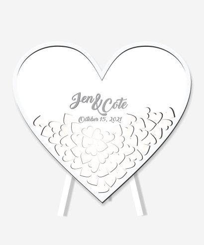 White Wedding GuestBook